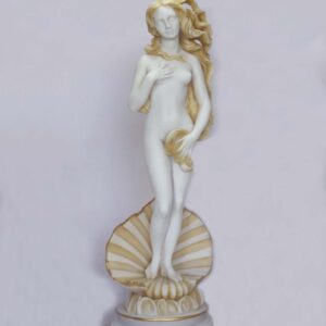 The Statue of Aphrodite made of Botticelli replica in Patina color