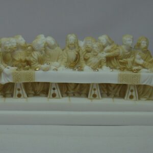 The statue of Last Supper in Patina color