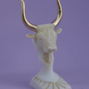 Bust of Minotaur in Patina color