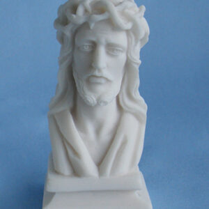 The bust statue of Jesus Christ in White color
