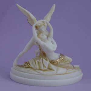 Psyche revived by Cupid's kiss replica status in Patina color