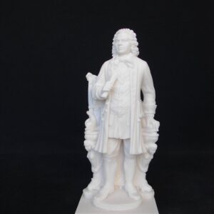 Greek statue of the famous German composer Johann Sebastian Bach in White color