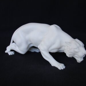 Greek statue of a Jaguar in White color