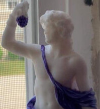 Dionysus statue Greek God made of Alabaster