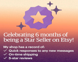 March 2022 Etsy star seller reward